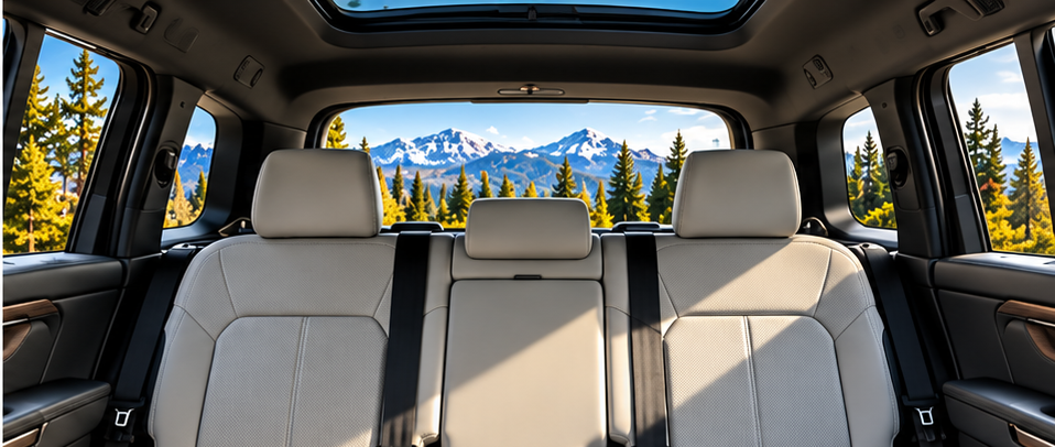 Rivian R1S passenger seating